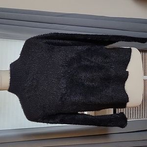 ALTAR'D STATE black eyelash mockneck sweater sz XS
